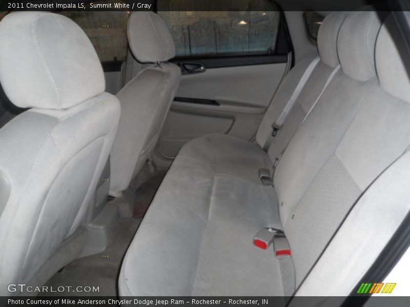 Summit White / Gray 2011 Chevrolet Impala LS
