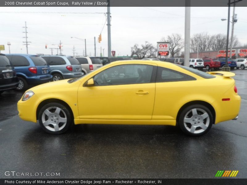 Rally Yellow / Ebony 2008 Chevrolet Cobalt Sport Coupe