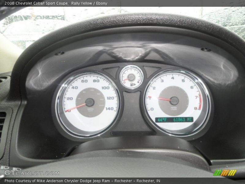 Rally Yellow / Ebony 2008 Chevrolet Cobalt Sport Coupe