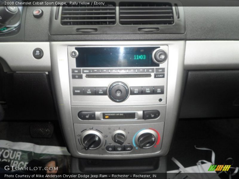 Rally Yellow / Ebony 2008 Chevrolet Cobalt Sport Coupe