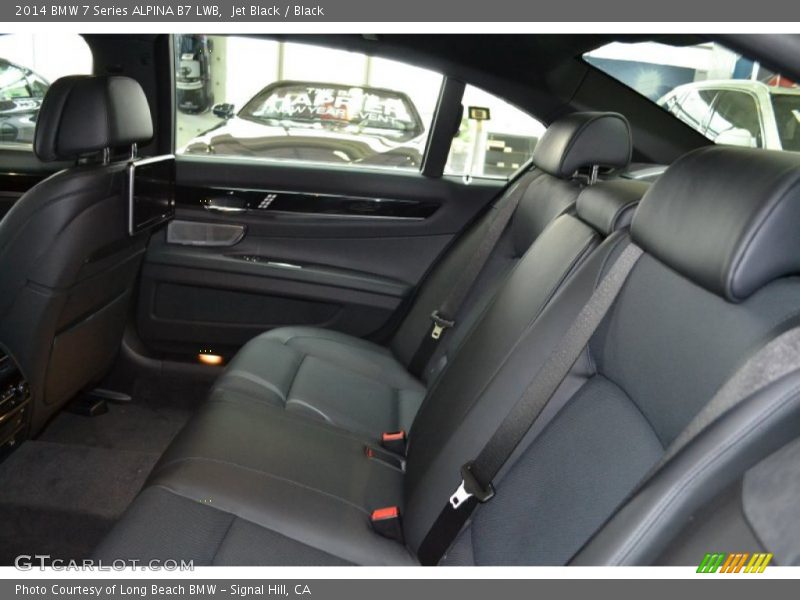 Rear Seat of 2014 7 Series ALPINA B7 LWB