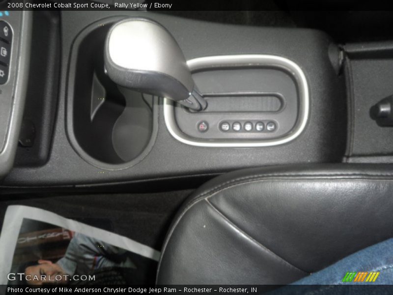 Rally Yellow / Ebony 2008 Chevrolet Cobalt Sport Coupe