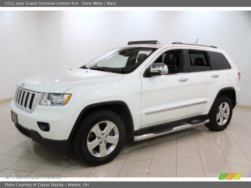Stone White / Black 2011 Jeep Grand Cherokee Limited 4x4