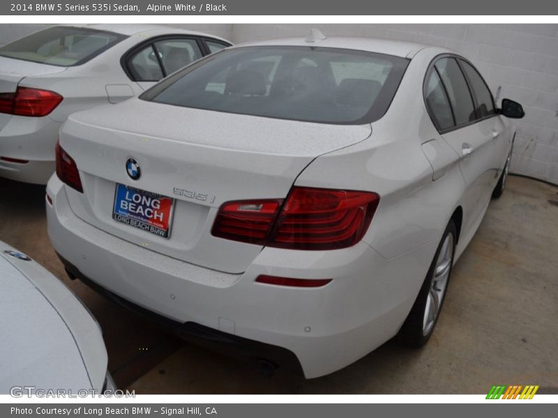 Alpine White / Black 2014 BMW 5 Series 535i Sedan