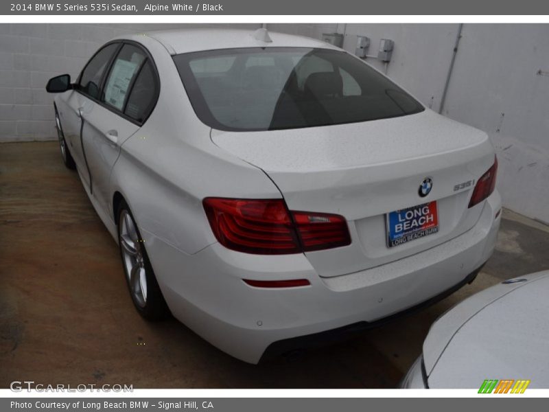Alpine White / Black 2014 BMW 5 Series 535i Sedan