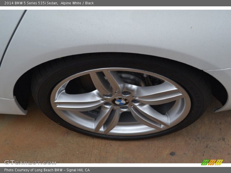 Alpine White / Black 2014 BMW 5 Series 535i Sedan