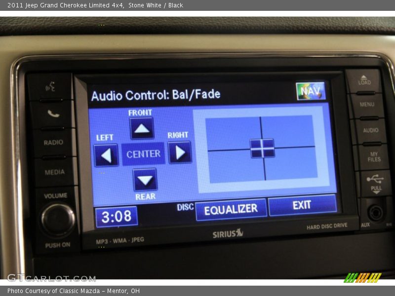 Stone White / Black 2011 Jeep Grand Cherokee Limited 4x4
