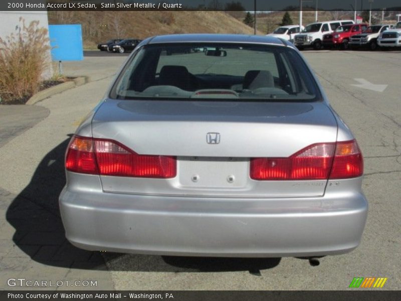 Satin Silver Metallic / Quartz 2000 Honda Accord LX Sedan