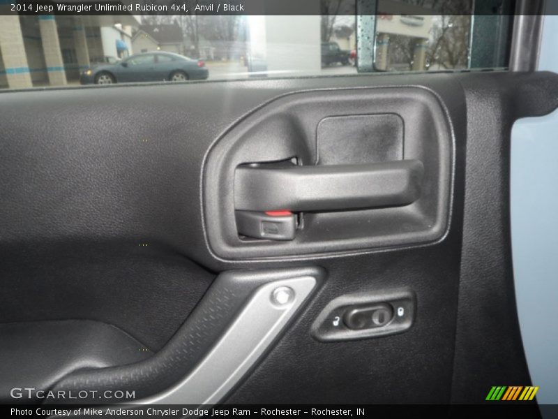 Anvil / Black 2014 Jeep Wrangler Unlimited Rubicon 4x4