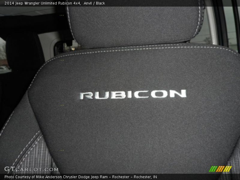 Anvil / Black 2014 Jeep Wrangler Unlimited Rubicon 4x4