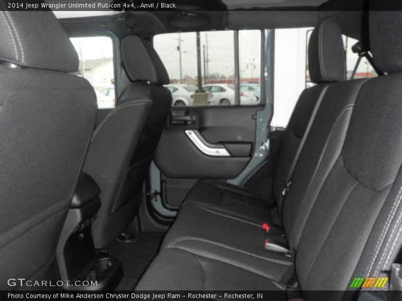 Anvil / Black 2014 Jeep Wrangler Unlimited Rubicon 4x4