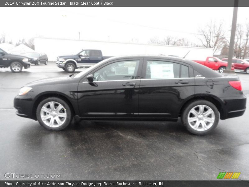 Black Clear Coat / Black 2014 Chrysler 200 Touring Sedan