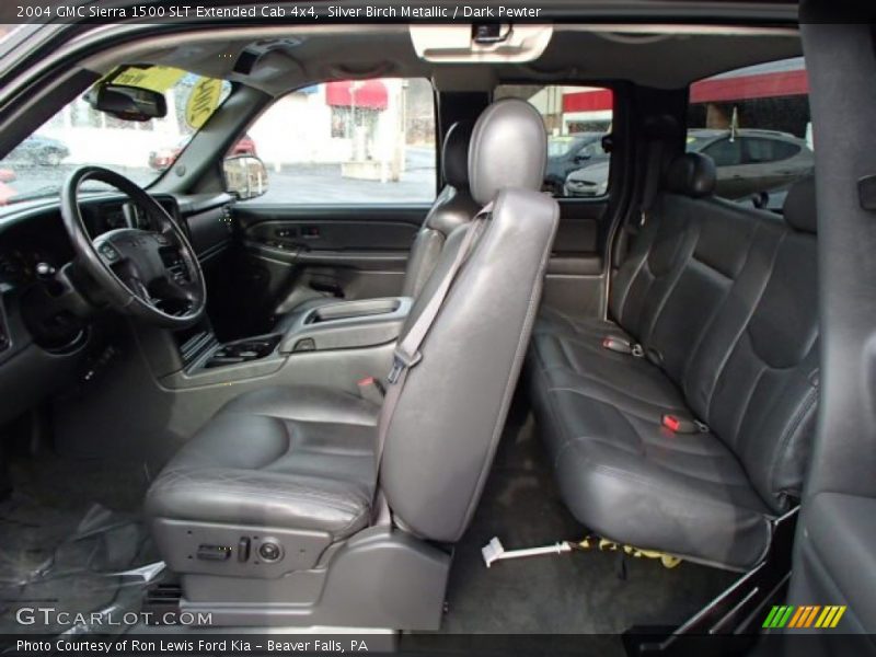 Silver Birch Metallic / Dark Pewter 2004 GMC Sierra 1500 SLT Extended Cab 4x4