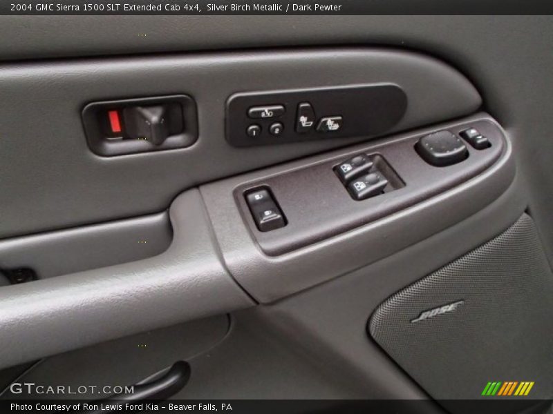 Silver Birch Metallic / Dark Pewter 2004 GMC Sierra 1500 SLT Extended Cab 4x4