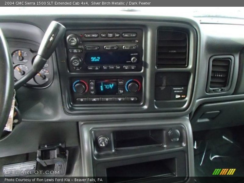 Silver Birch Metallic / Dark Pewter 2004 GMC Sierra 1500 SLT Extended Cab 4x4