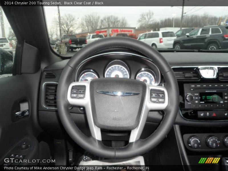 Black Clear Coat / Black 2014 Chrysler 200 Touring Sedan