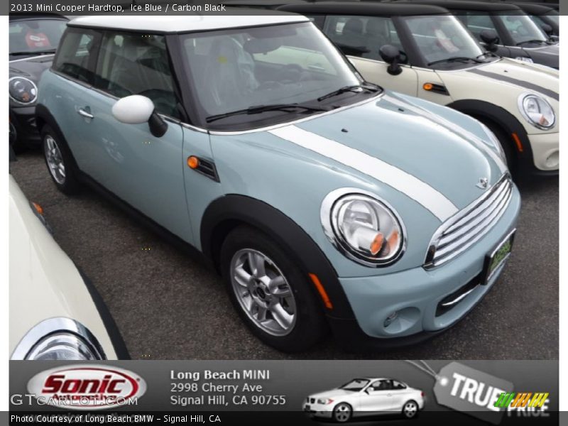 Ice Blue / Carbon Black 2013 Mini Cooper Hardtop