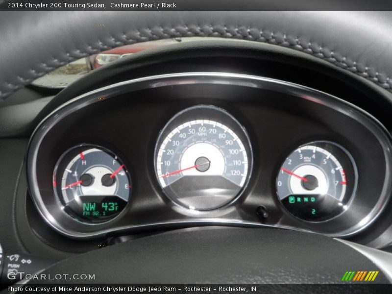 Cashmere Pearl / Black 2014 Chrysler 200 Touring Sedan