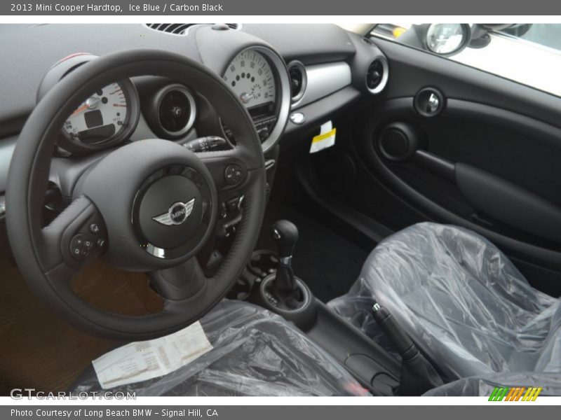 Ice Blue / Carbon Black 2013 Mini Cooper Hardtop