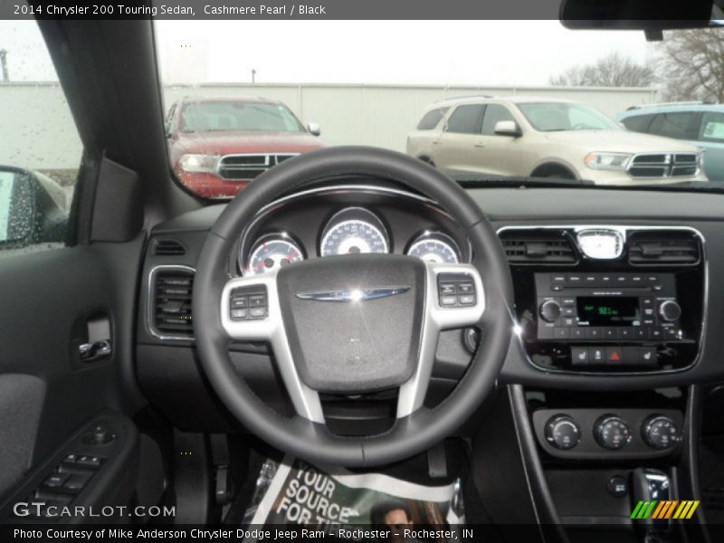 Cashmere Pearl / Black 2014 Chrysler 200 Touring Sedan