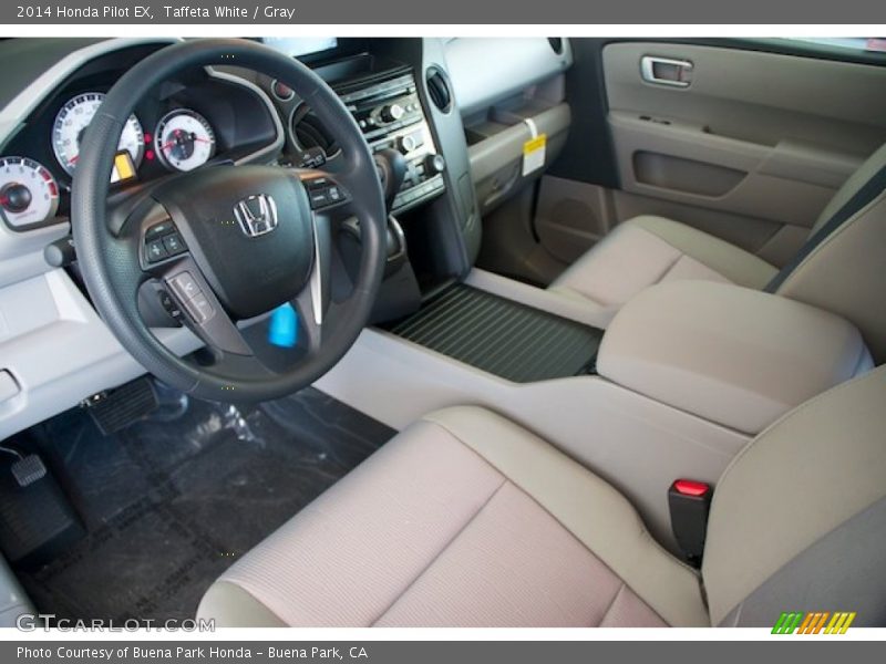 Taffeta White / Gray 2014 Honda Pilot EX