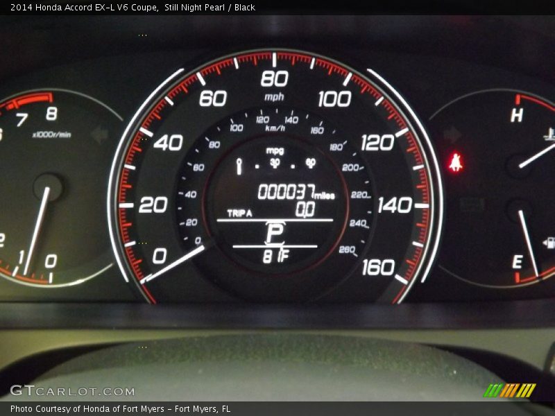 Still Night Pearl / Black 2014 Honda Accord EX-L V6 Coupe