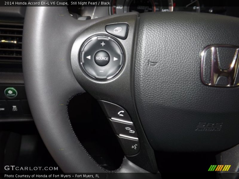 Still Night Pearl / Black 2014 Honda Accord EX-L V6 Coupe