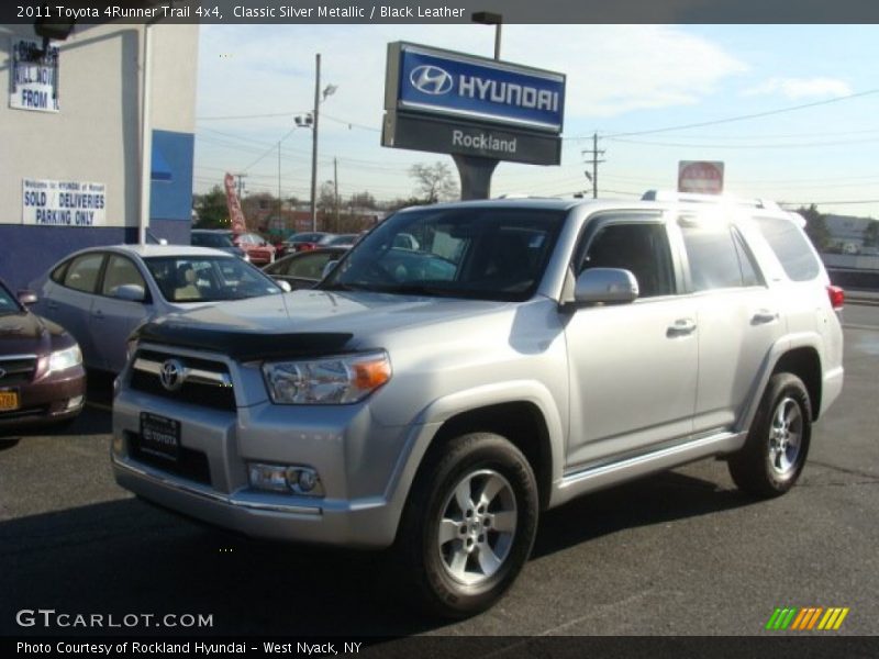 Classic Silver Metallic / Black Leather 2011 Toyota 4Runner Trail 4x4