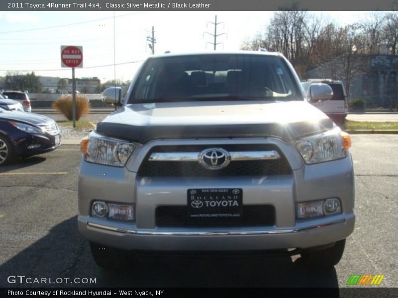 Classic Silver Metallic / Black Leather 2011 Toyota 4Runner Trail 4x4