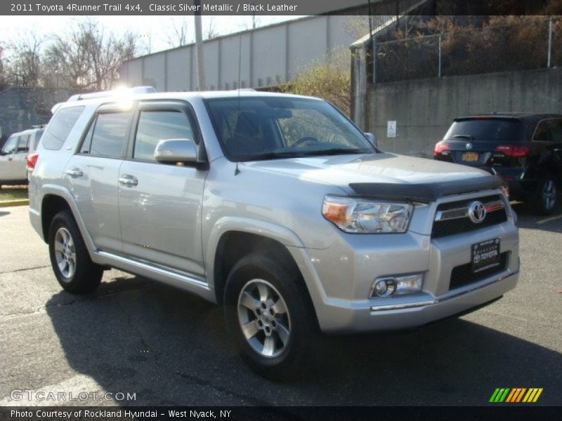 Classic Silver Metallic / Black Leather 2011 Toyota 4Runner Trail 4x4