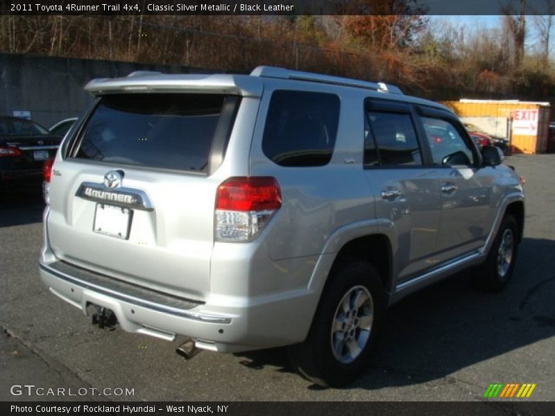 Classic Silver Metallic / Black Leather 2011 Toyota 4Runner Trail 4x4