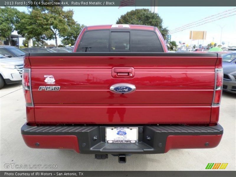 Ruby Red Metallic / Black 2013 Ford F150 FX4 SuperCrew 4x4