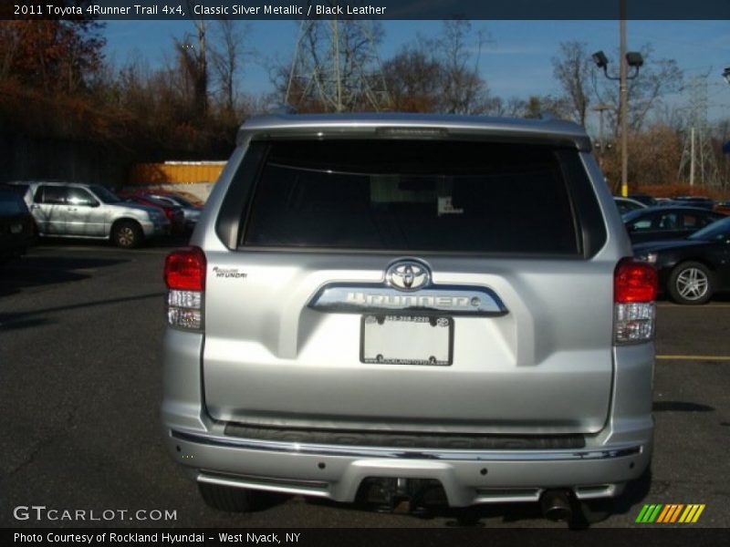 Classic Silver Metallic / Black Leather 2011 Toyota 4Runner Trail 4x4