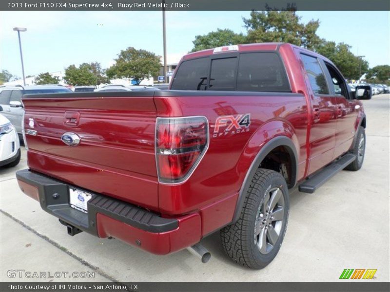 Ruby Red Metallic / Black 2013 Ford F150 FX4 SuperCrew 4x4