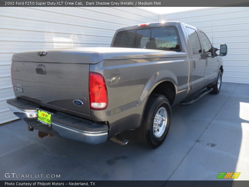 Dark Shadow Grey Metallic / Medium Flint 2002 Ford F250 Super Duty XLT Crew Cab