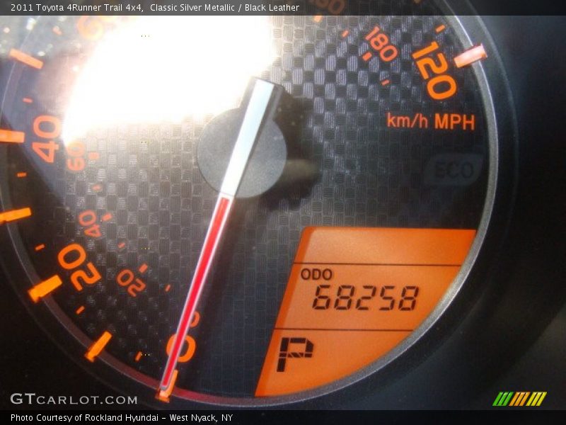 Classic Silver Metallic / Black Leather 2011 Toyota 4Runner Trail 4x4