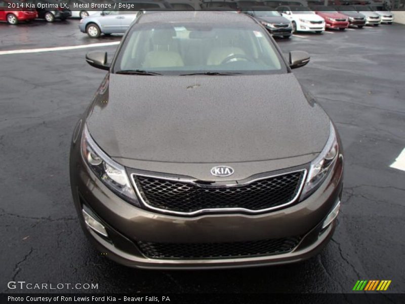 Metal Bronze / Beige 2014 Kia Optima LX