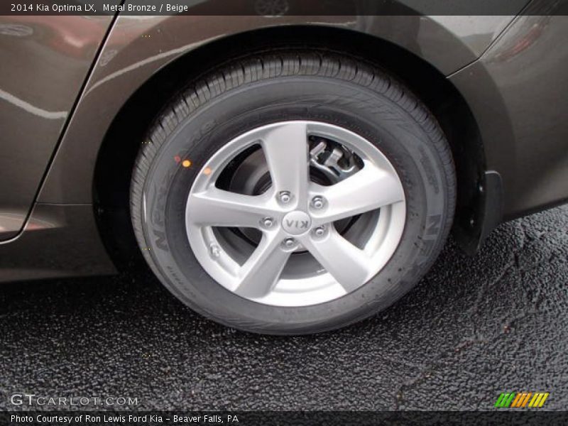 Metal Bronze / Beige 2014 Kia Optima LX