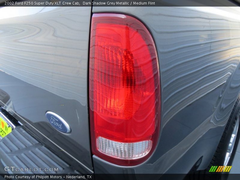 Dark Shadow Grey Metallic / Medium Flint 2002 Ford F250 Super Duty XLT Crew Cab