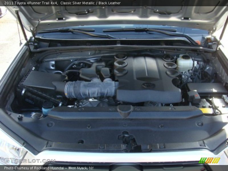 Classic Silver Metallic / Black Leather 2011 Toyota 4Runner Trail 4x4