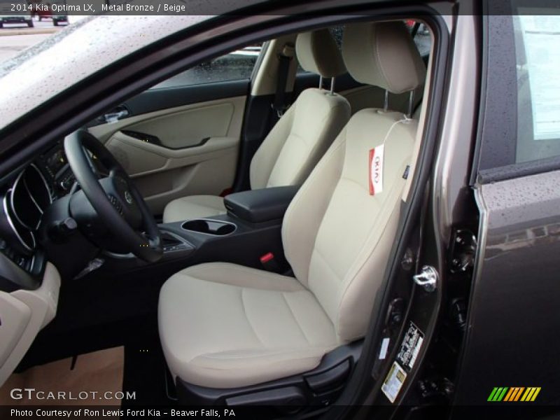 Metal Bronze / Beige 2014 Kia Optima LX