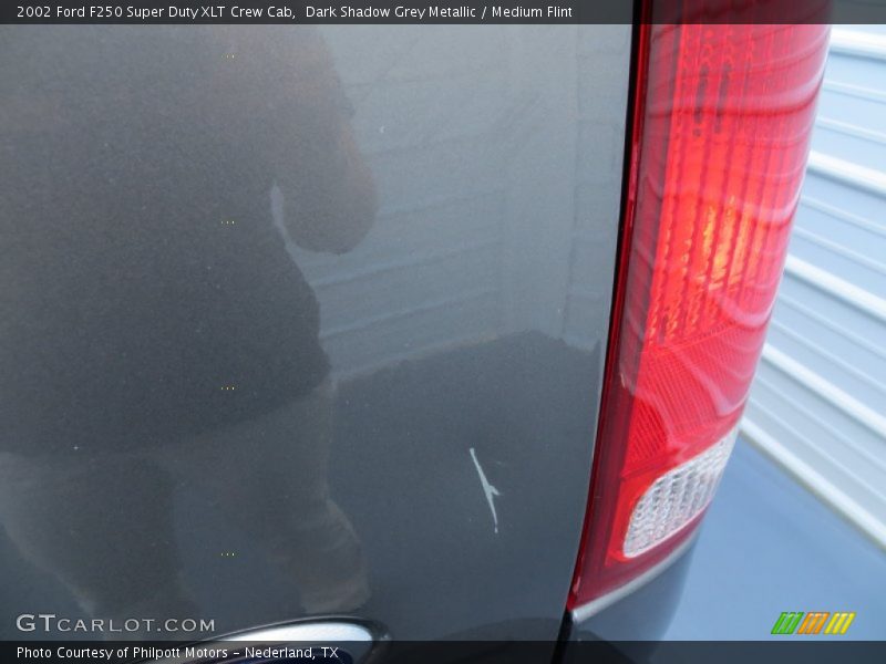 Dark Shadow Grey Metallic / Medium Flint 2002 Ford F250 Super Duty XLT Crew Cab