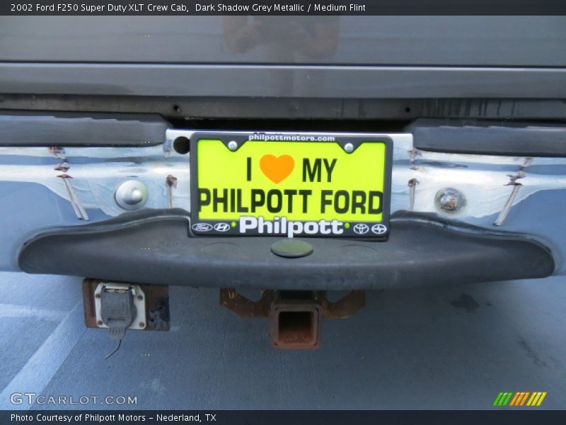 Dark Shadow Grey Metallic / Medium Flint 2002 Ford F250 Super Duty XLT Crew Cab