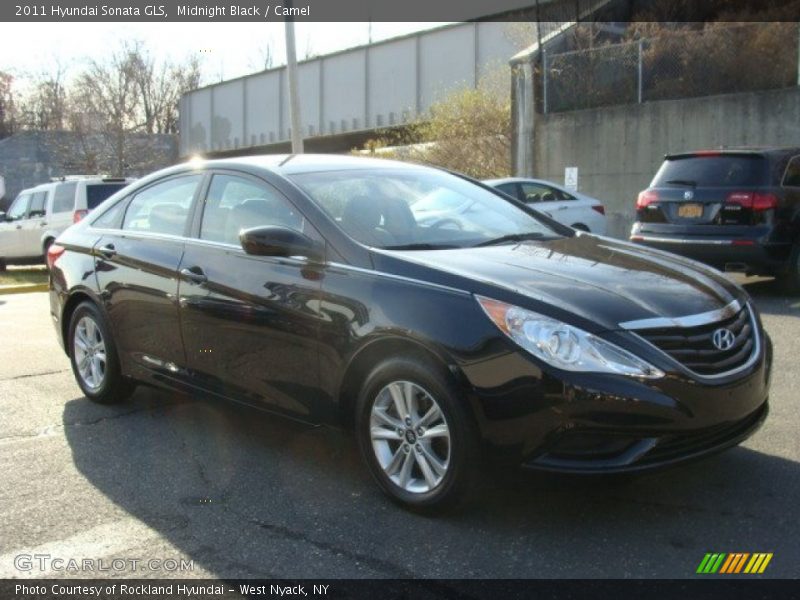 Midnight Black / Camel 2011 Hyundai Sonata GLS