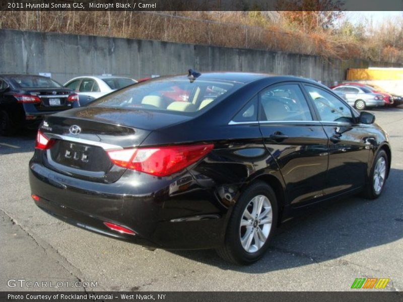 Midnight Black / Camel 2011 Hyundai Sonata GLS