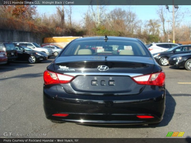 Midnight Black / Camel 2011 Hyundai Sonata GLS