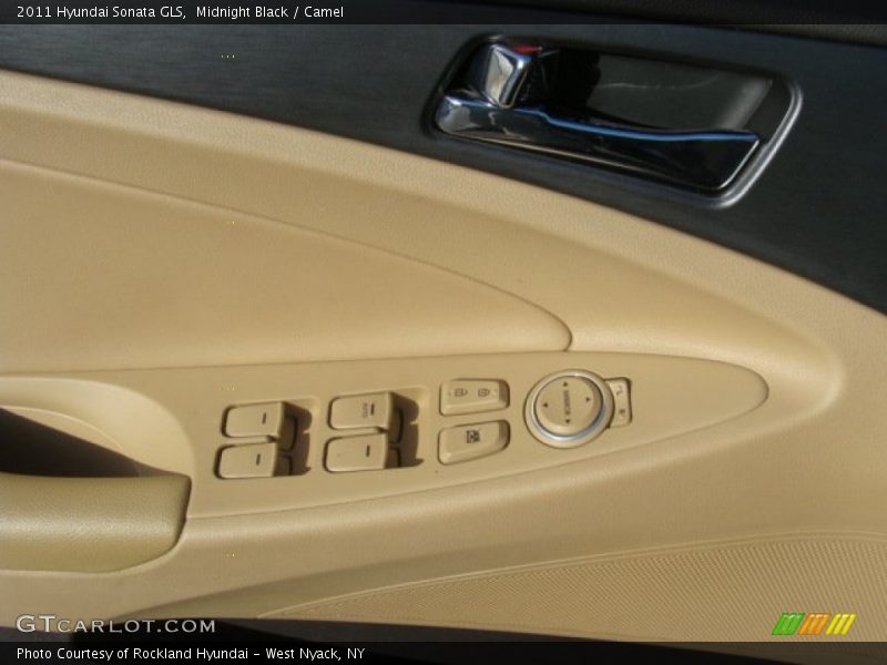 Midnight Black / Camel 2011 Hyundai Sonata GLS