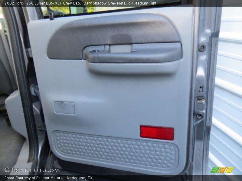 Dark Shadow Grey Metallic / Medium Flint 2002 Ford F250 Super Duty XLT Crew Cab