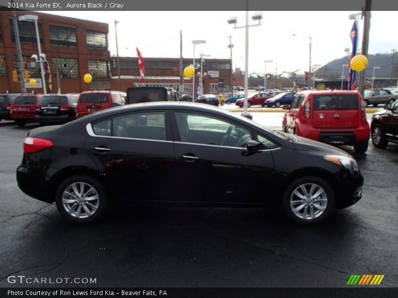 Aurora Black / Gray 2014 Kia Forte EX