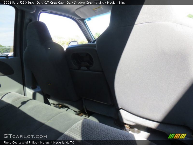 Dark Shadow Grey Metallic / Medium Flint 2002 Ford F250 Super Duty XLT Crew Cab